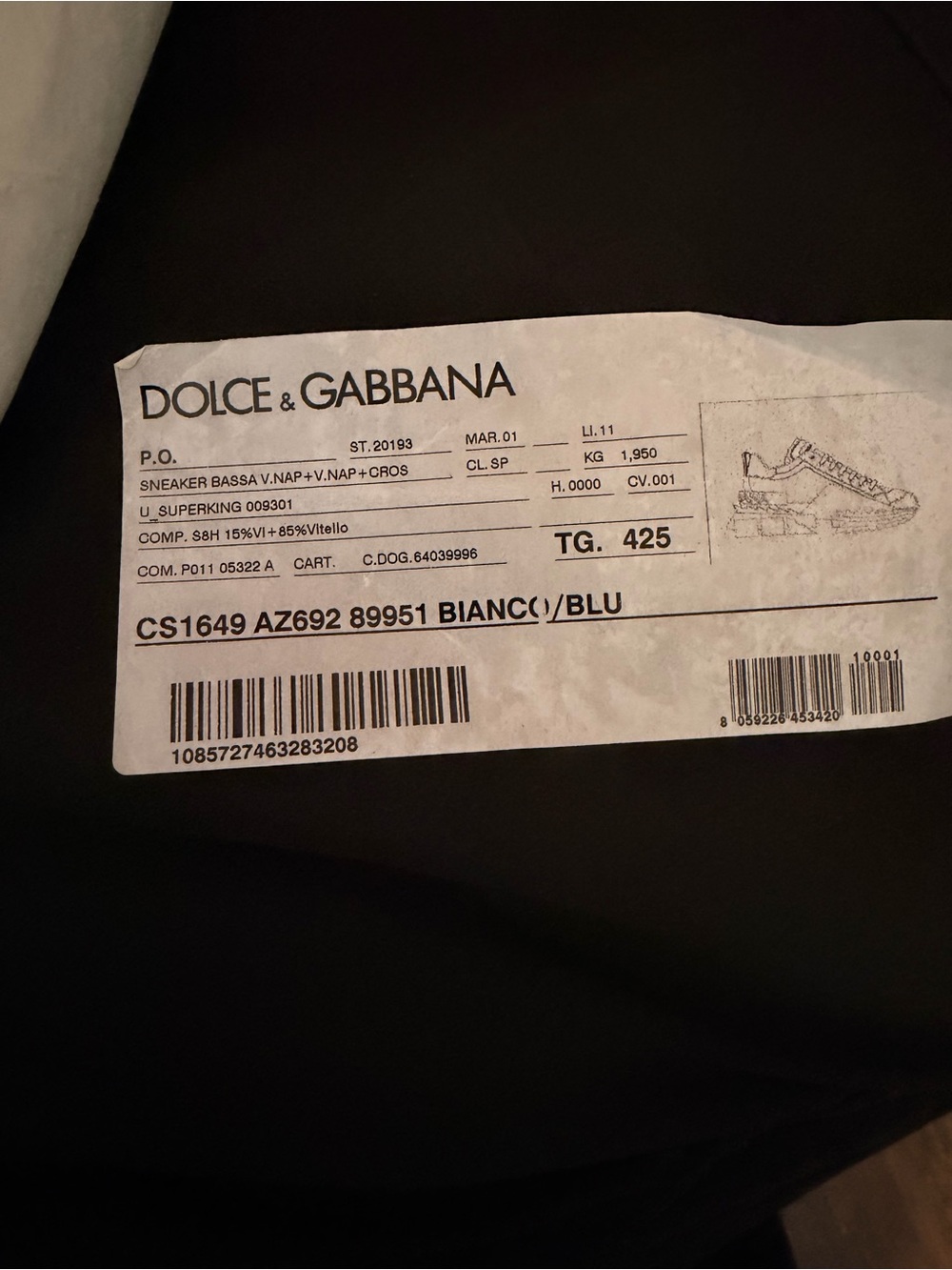 Dolce and Gabbana sneakers